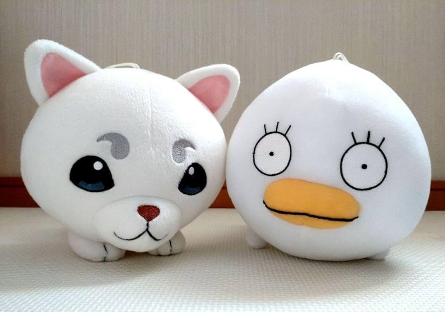 Amazon.co.jp: 銀魂エリザベス＆定春ぬいぐるみ2点セット